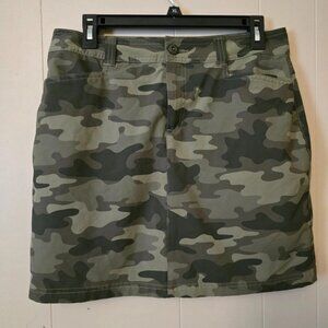Eddie Bauer Adventurer 2.0 Camo Stretch Skort Pickleball Tennis Hiking Size 6